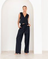 JAYDE PINSTRIPE SUIT VEST
